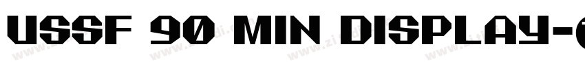 USSF 90 Min Display字体转换